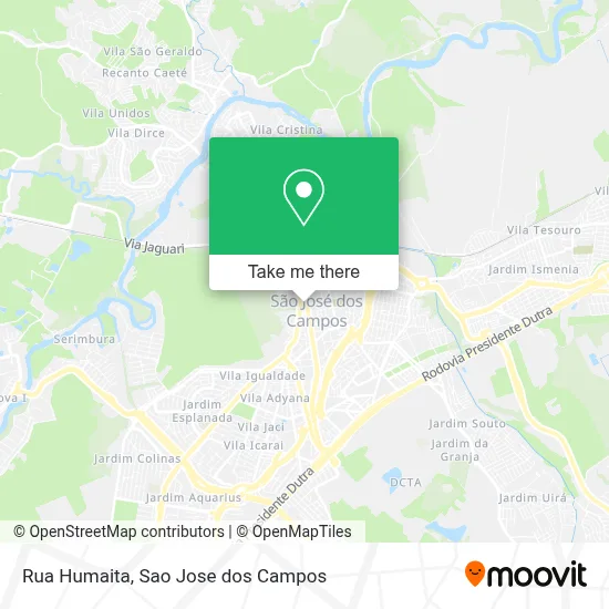 Rua Humaita map