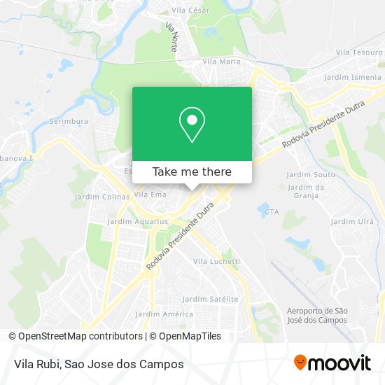 Mapa Vila Rubi