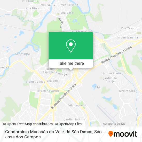 Condomínio Manssão do Vale, Jd São Dimas map
