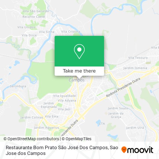 Restaurante Bom Prato São José Dos  Campos map