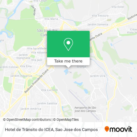 Hotel de Trânsito do ICEA map