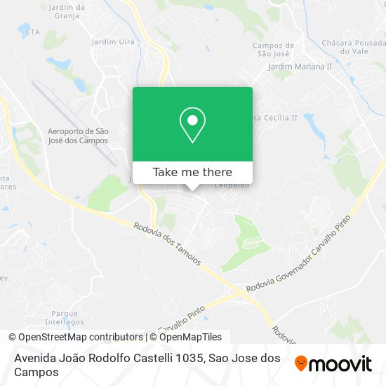 Avenida João Rodolfo Castelli 1035 map