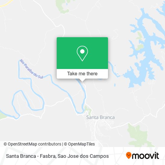 Santa Branca - Fasbra map