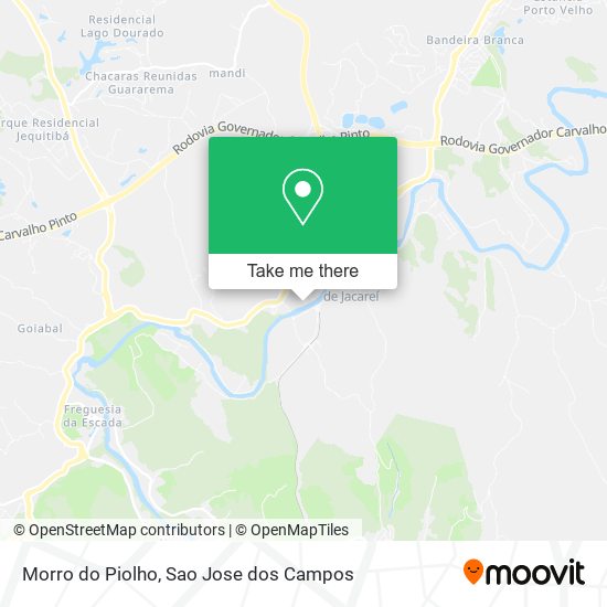 Morro do Piolho map