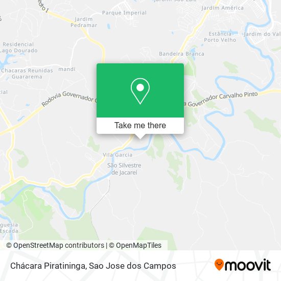 Chácara Piratininga map