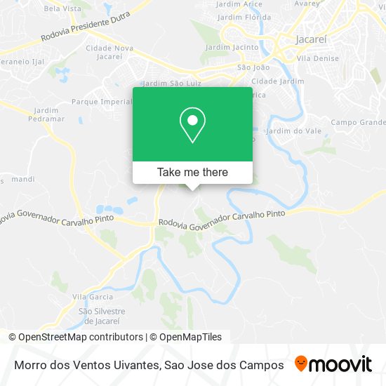 Morro dos Ventos Uivantes map