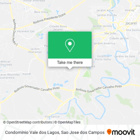 Condomínio Vale dos Lagos map