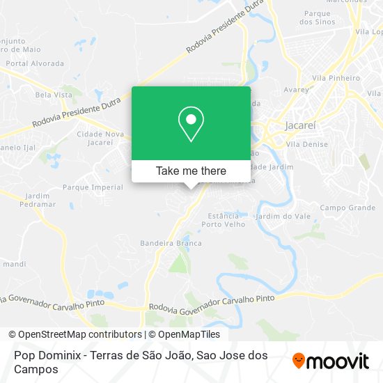 Pop Dominix - Terras de São João map