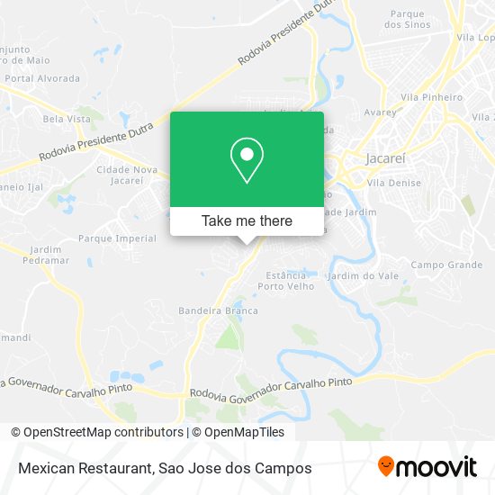 Mexican Restaurant map