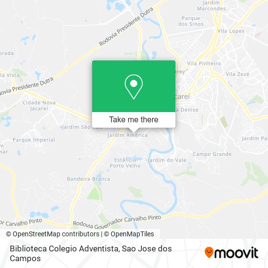 Biblioteca Colegio Adventista map