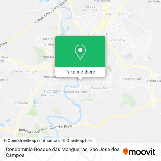 Mapa Condomínio Bosque das Mangueiras