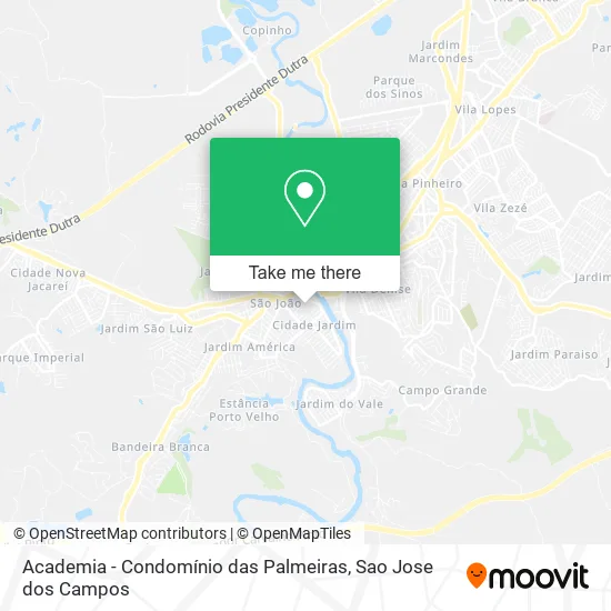 Academia - Condomínio das Palmeiras map