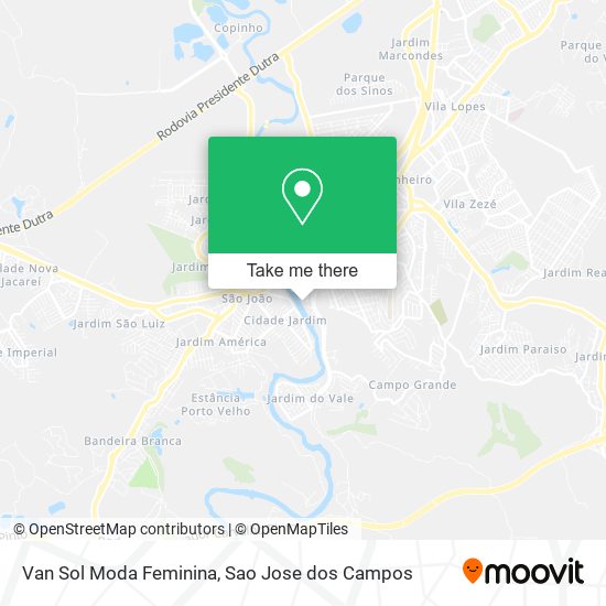 Van Sol Moda Feminina map