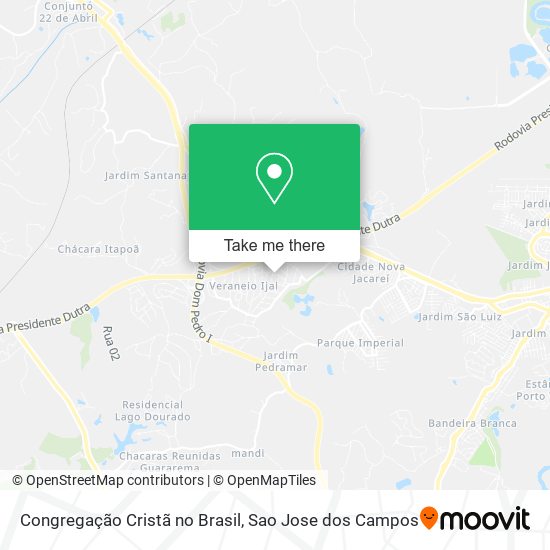 Congregação Cristã no Brasil map