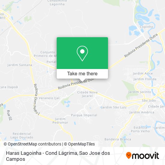 Mapa Haras Lagoinha - Cond Lágrima