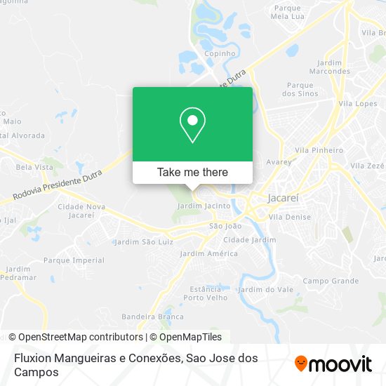 Fluxion Mangueiras e Conexões map