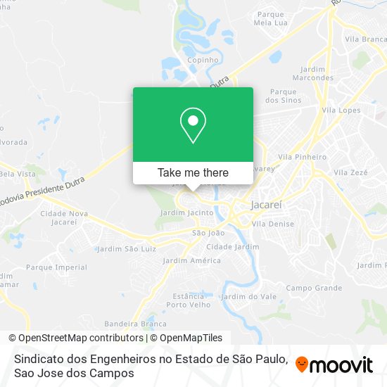 Sindicato dos Engenheiros no Estado de São Paulo map