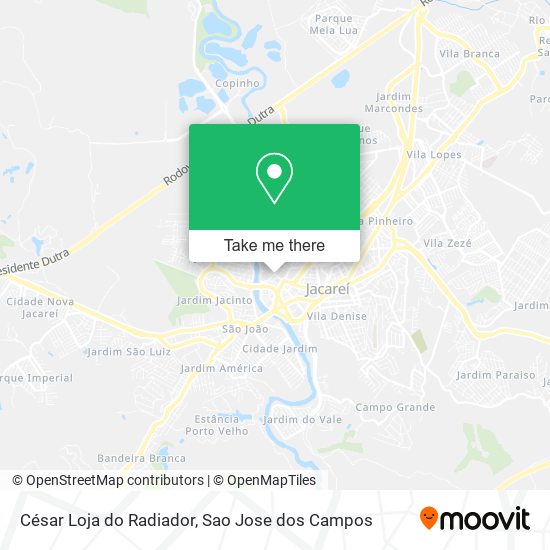 César Loja do Radiador map