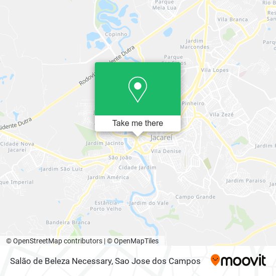 Salão de Beleza Necessary map