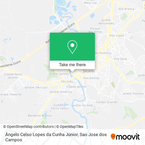 Ângelo Celso Lopes da Cunha Júnior map