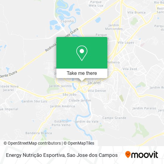 Energy Nutrição Esportiva map
