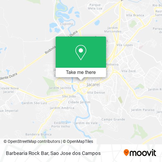 Barbearia Rock Bar map