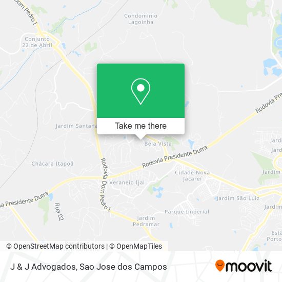 J & J Advogados map