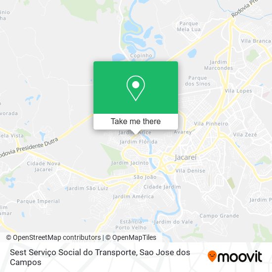Sest Serviço Social do Transporte map