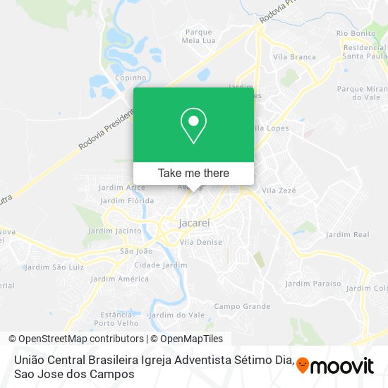União Central Brasileira Igreja Adventista Sétimo Dia map
