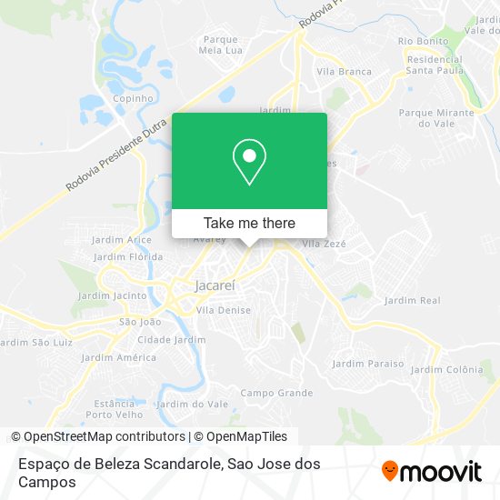 Espaço de Beleza Scandarole map