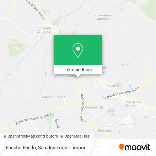 Rancho Fundo map