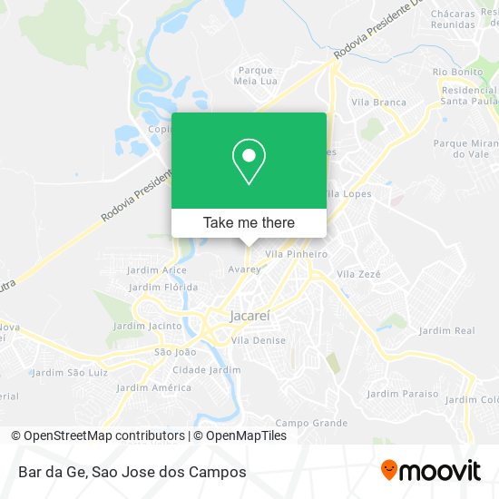 Bar da Ge map