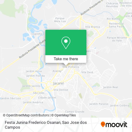 Festa Junina Frederico Osanan map