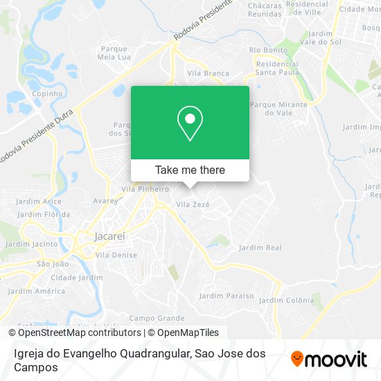 Igreja do Evangelho Quadrangular map