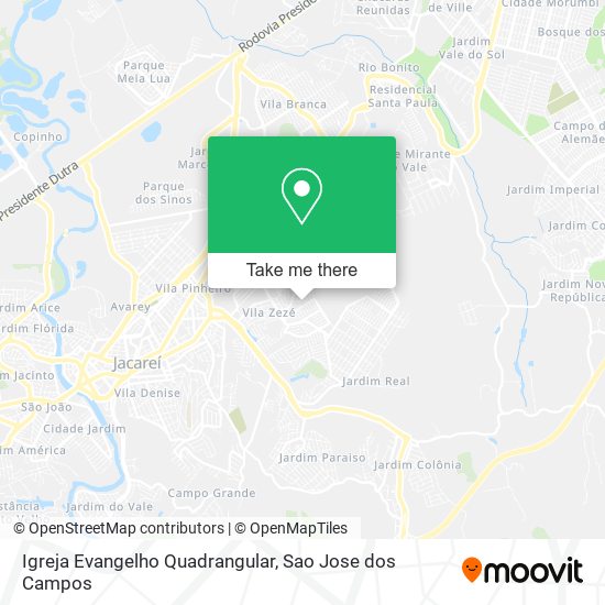 Igreja Evangelho Quadrangular map