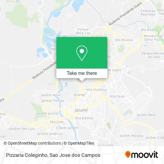 Pizzaria Coleginho map