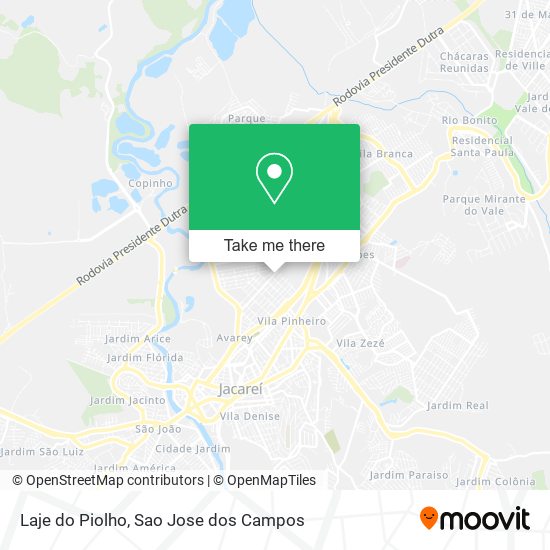 Laje do Piolho map