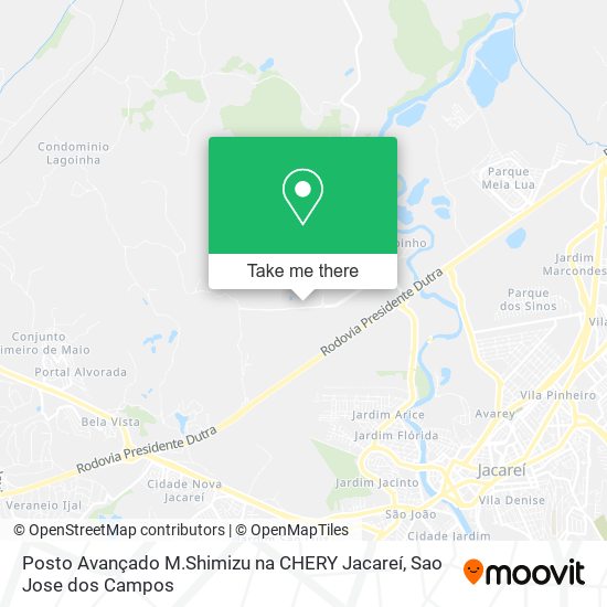 Posto Avançado M.Shimizu na CHERY Jacareí map