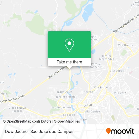 Dow Jacarei map