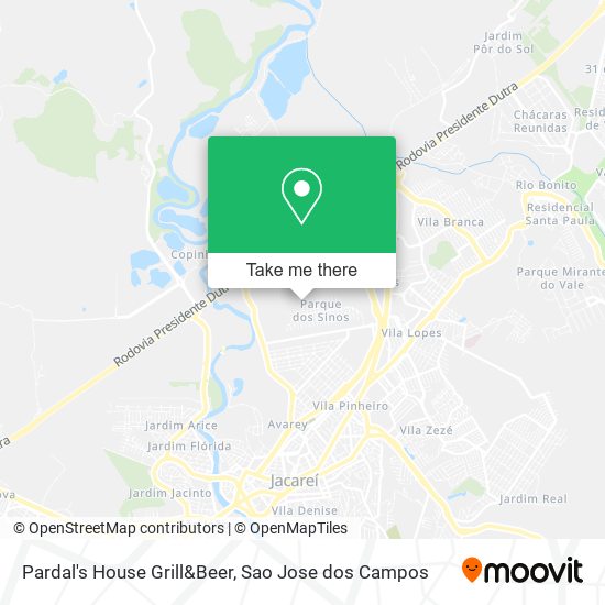 Pardal's House Grill&Beer map