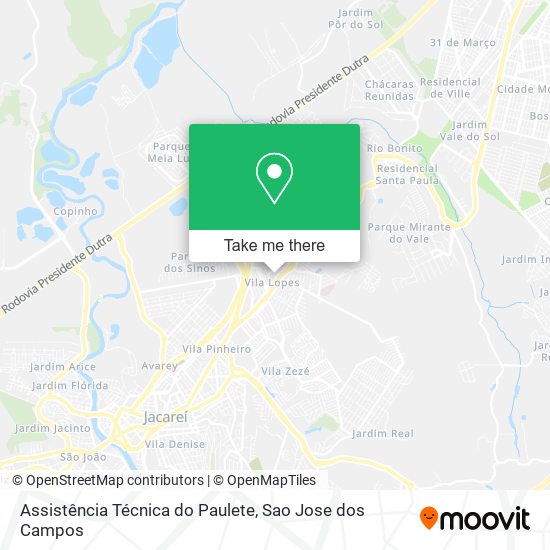 Assistência Técnica do Paulete map