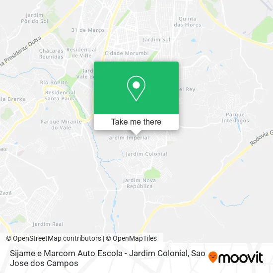 Sijame e Marcom Auto Escola - Jardim Colonial map