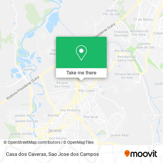 Casa dos Caveras map