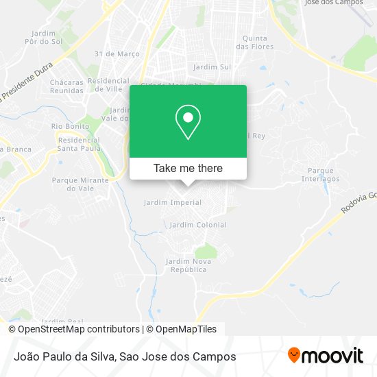 João Paulo da Silva map