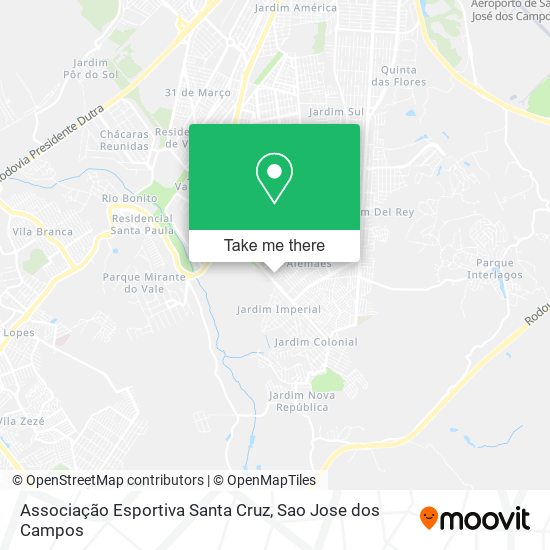 Associação Esportiva Santa Cruz map