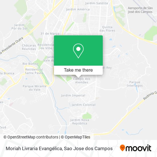 Moriah Livraria Evangélica map