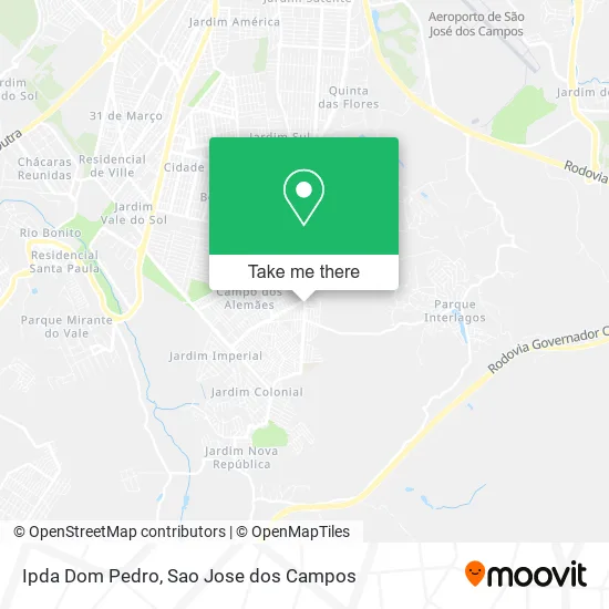 Ipda Dom Pedro map