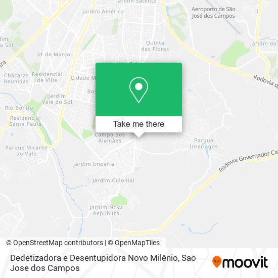 Dedetizadora e Desentupidora Novo Milênio map