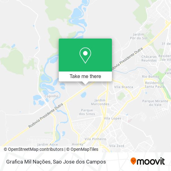Grafica Mil Nações map