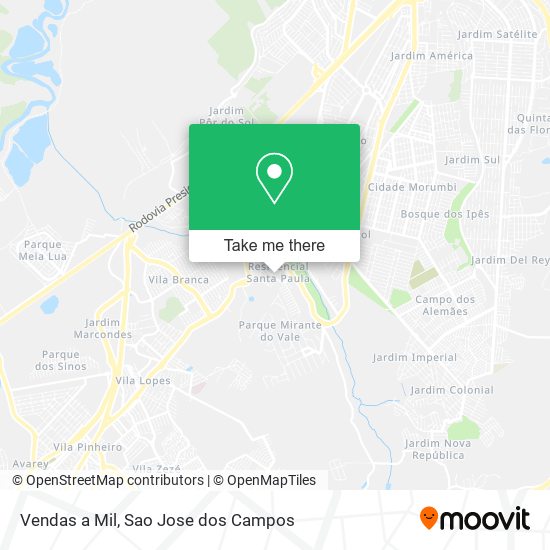Vendas a Mil map